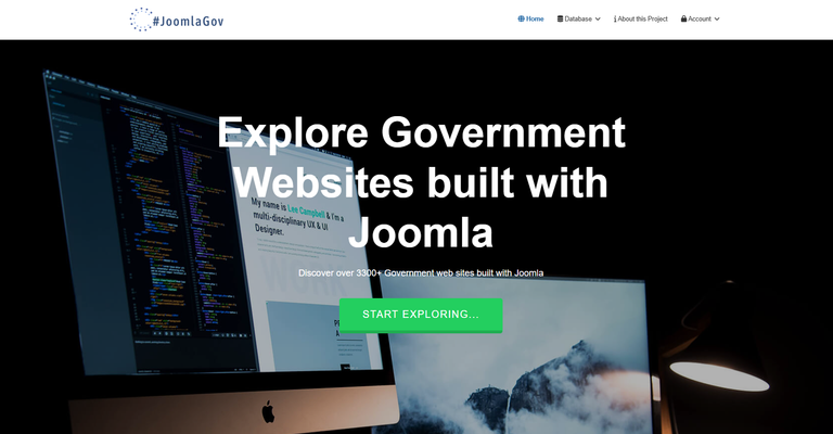 The #JoomlaGov Project started in April 2011