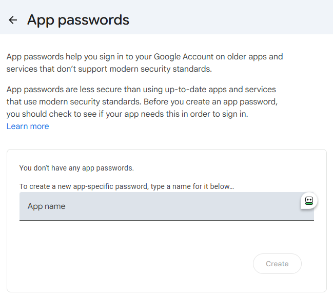 Option 2: Use an app password